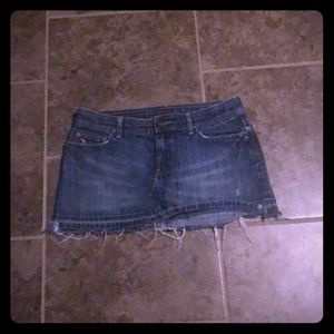 jean skirt